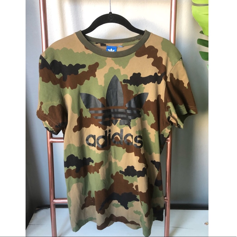 Adidas Logo Camo T-Shirt